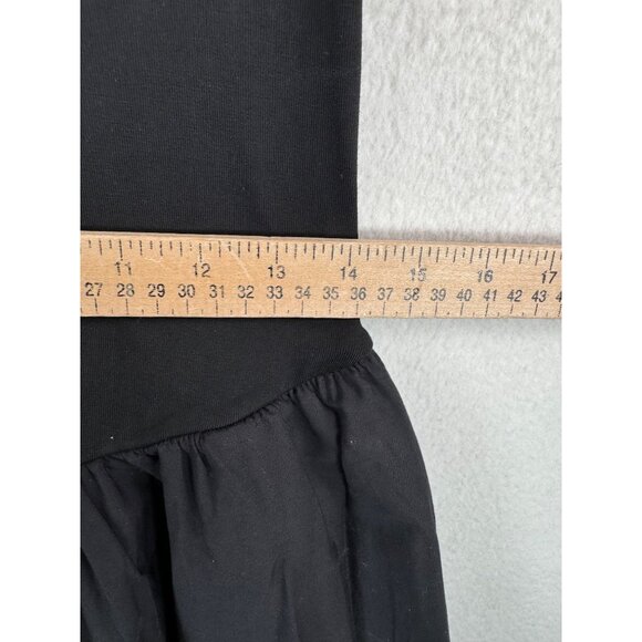 J.Crew Drop-waist mixy dress black preppy money 90s classic sz‎ S - Picture 6 of 8